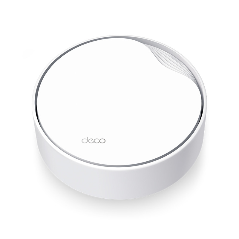 SISTEMA DECO X50-PoE (1 PIEZA) TP-LINK MESH WI-FI 6 AX3000 (5GHz ax/HE160+2.4GHz ax) 802.3at PoE 1 pto RJ45 2.5G 1 pto Gigabit